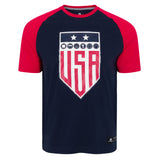 JUNIOR USA MAG TEE - RED